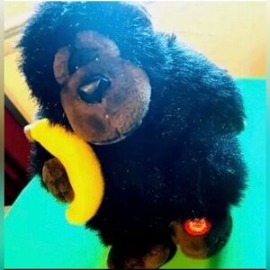 Vintage Stuffed Animal - Gorilla with a Banana (Main Joy Limited)